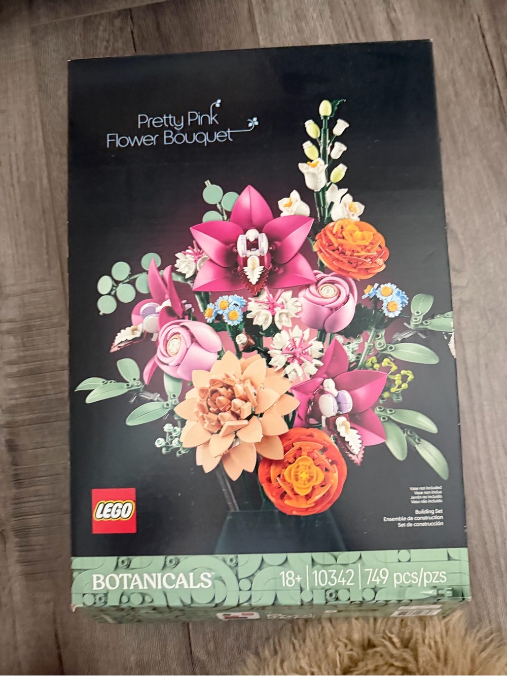 Lego Botanicals Multi-Color Pretty Pink Flower Bouquet